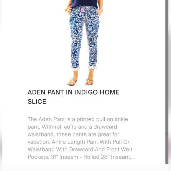 Lilly Pulitzer Aden linen pants - Picture 9 of 9